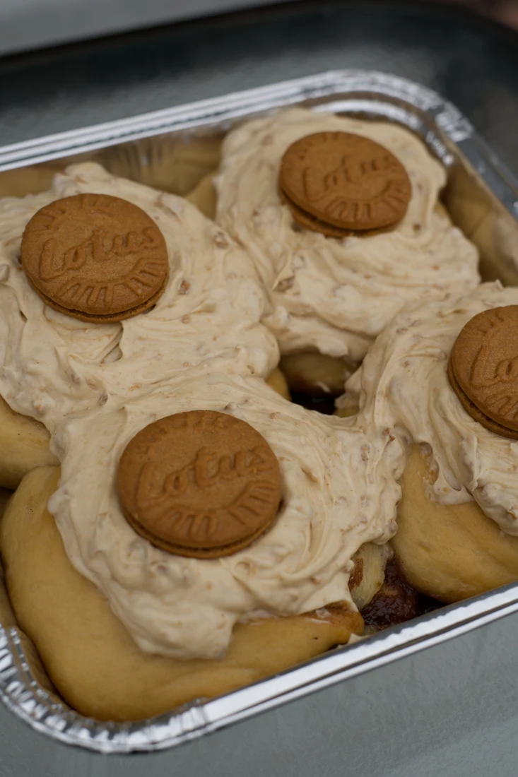 Biscoff cinnamon rolls