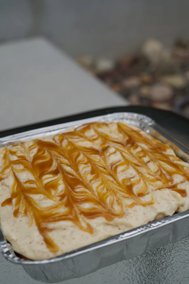 Brown butter banana cake